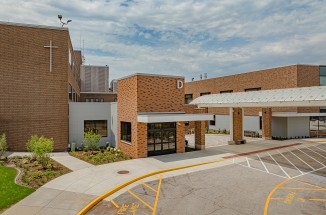 Exterior of OSF St. Joseph ICU